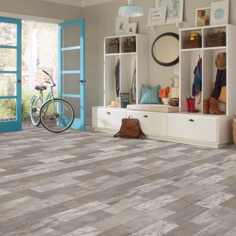 Is luxury vinyl flooring a good fit for bathroom decorating?