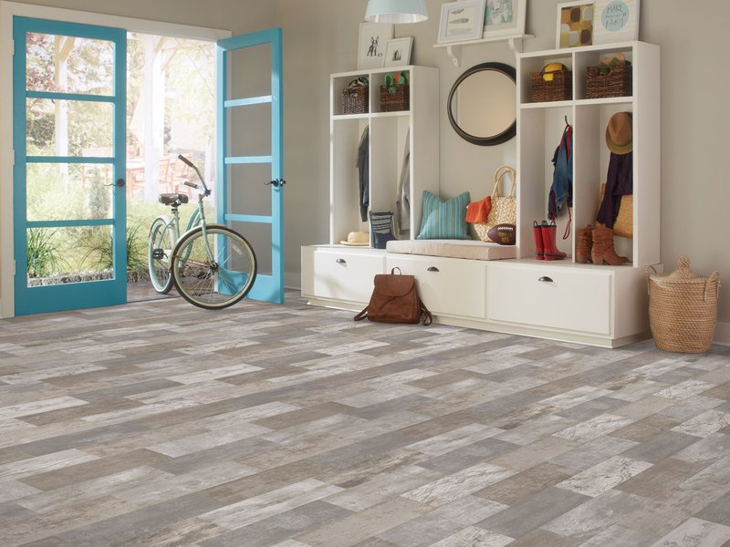 Is luxury vinyl flooring a good fit for bathroom decorating?